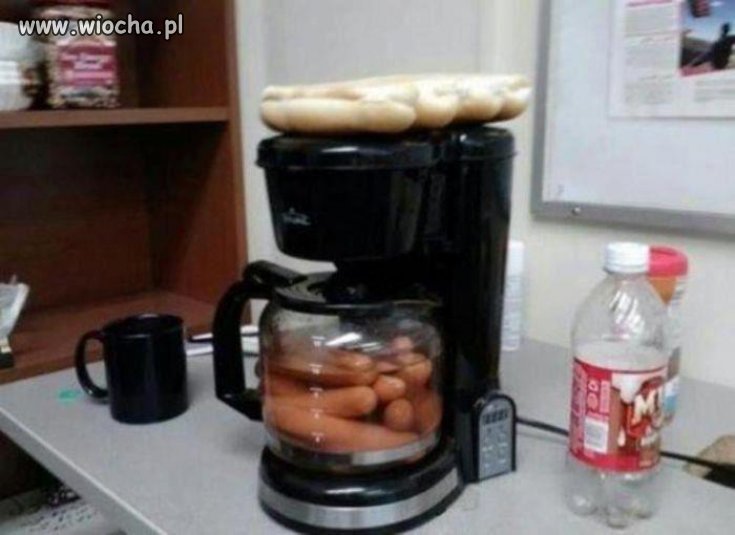 Coffe hot dog