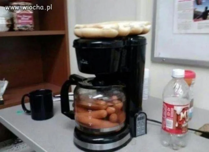 Coffe hot dog