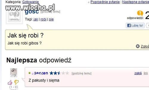 Jak się robi gibos