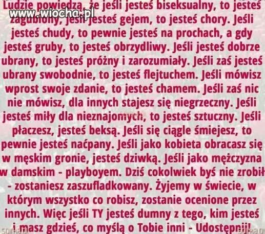 Udostępniam, jestem flejtuchem i chamem