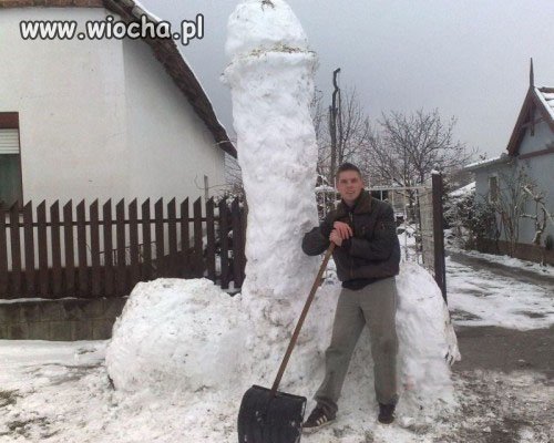 Za moich czasów lepiło się bałwana...