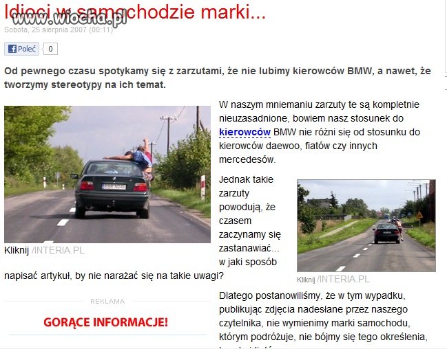 Dlaczego nie dziwi mnie marka samochodu???!!!