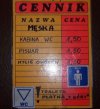 Cennik w wc