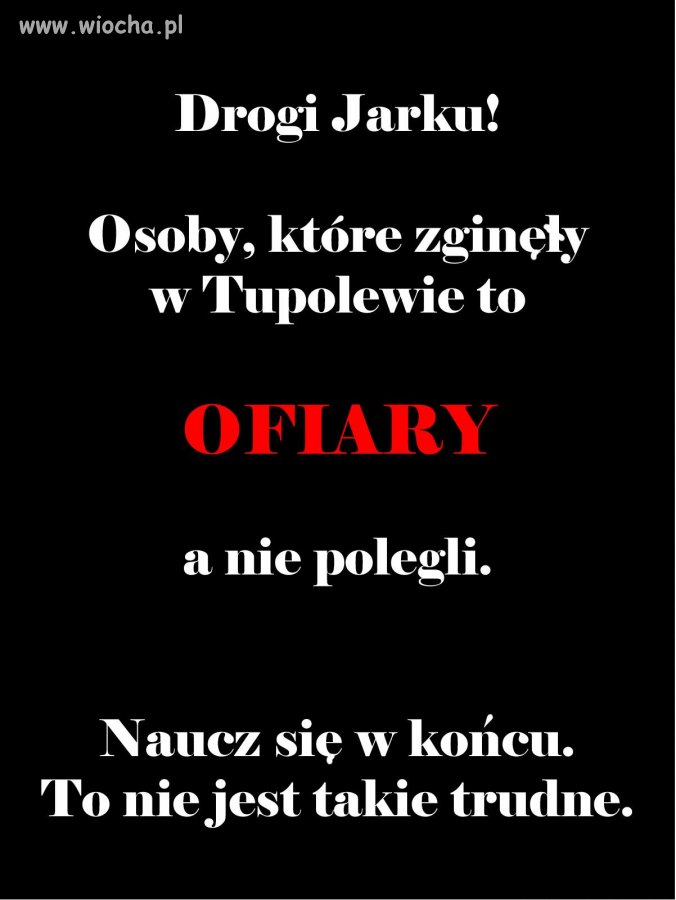 Wiadomość do Jarka...