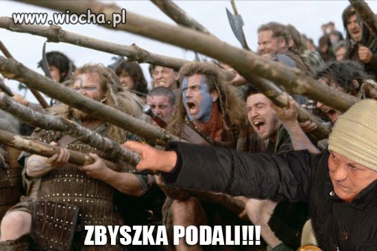 Zbyszka podali!