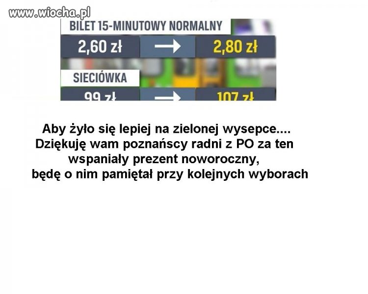 Noworoczny prezent od władz miasta Poznania 