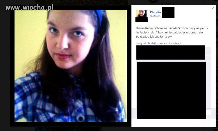 Klaudia robi na zamówienie 