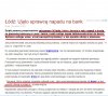 Zatrzasnął się w banku na który napadł