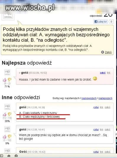 Podaj kilka przykładów...