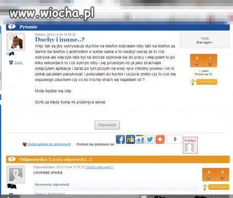 Czy to był duch ? 
