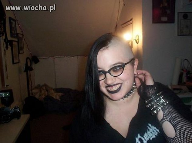 Wygoliłam pół głowy