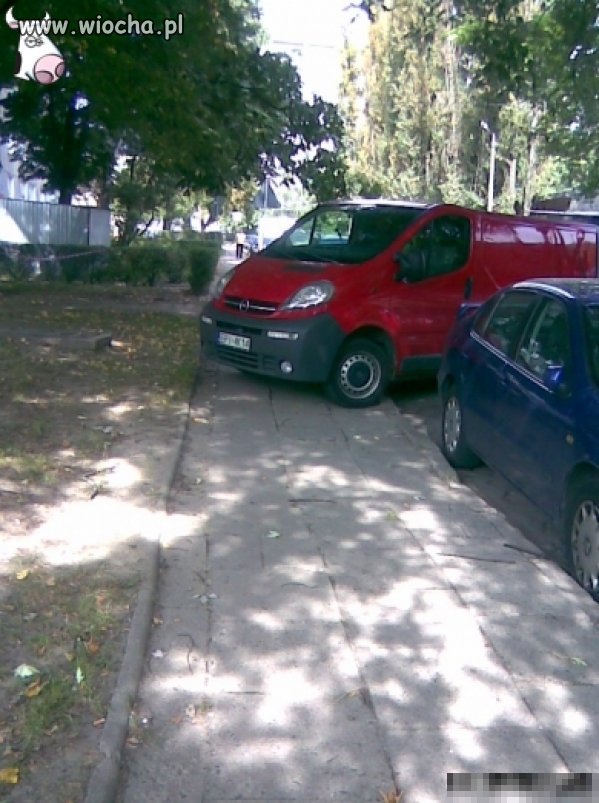 I jak tu nie deptać trawników ?