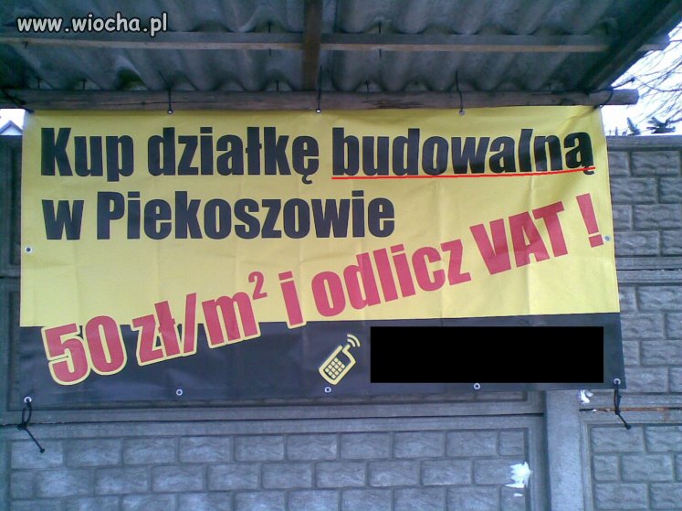 Kup działkę "budowalną"