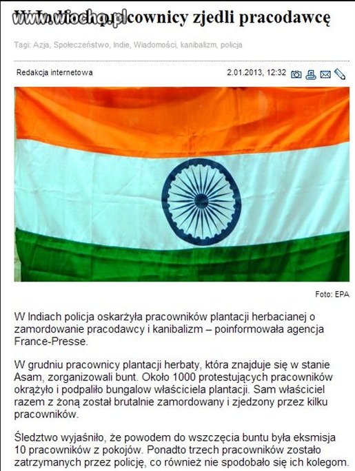 Człowiek już nawet człowieka  zje