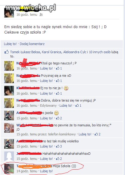 Mama i synek