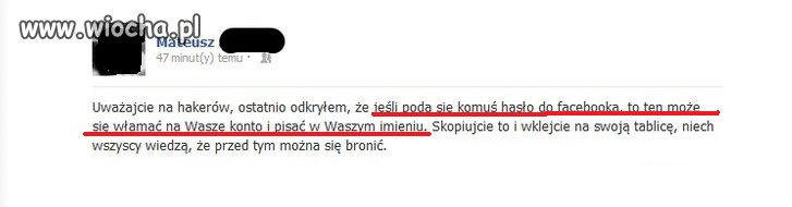 Uważajcie na hakerów...