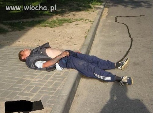 Trochę pociekło