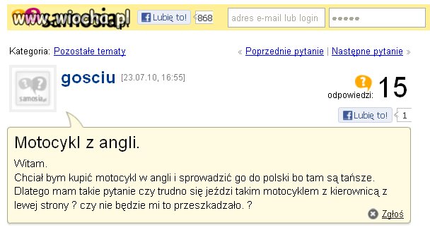 Angielski motocykl