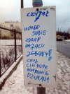 Wiocha na przystanku