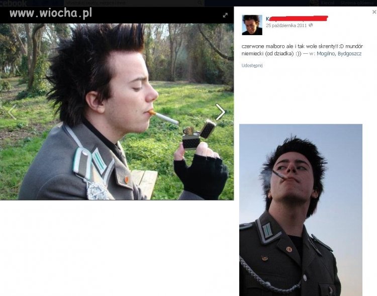 Lans na Czerwone Marlboro + Niemiecki Mundur
