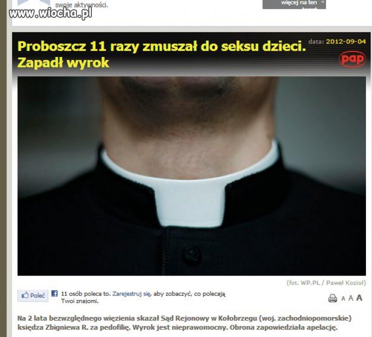Oczywiście nie siedzi ...