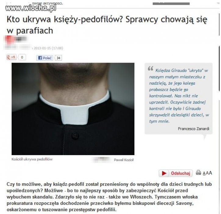 Kto ukrywa księży-pedofilów ?