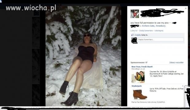 Spadł śnieg i...