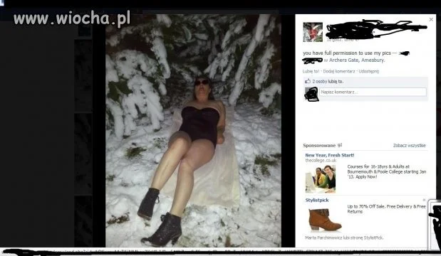 Spadł śnieg i...