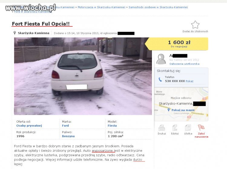 Ortografia + interpunkcja "zondzi"!