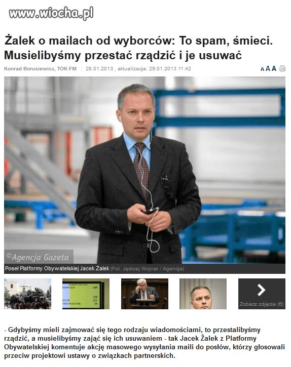 "Śmieci"- tym właśnie jest dla władzy nasze zdanie