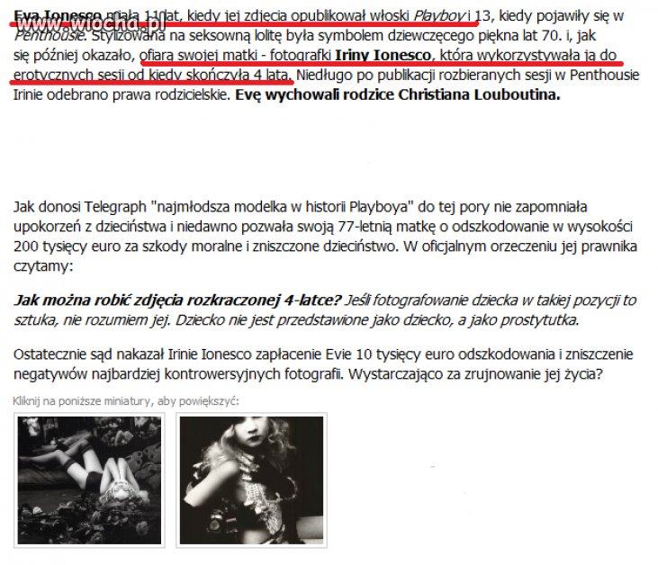 Matka sprzedała zdjęcia 11-letniej córki "Playboyowi"! 