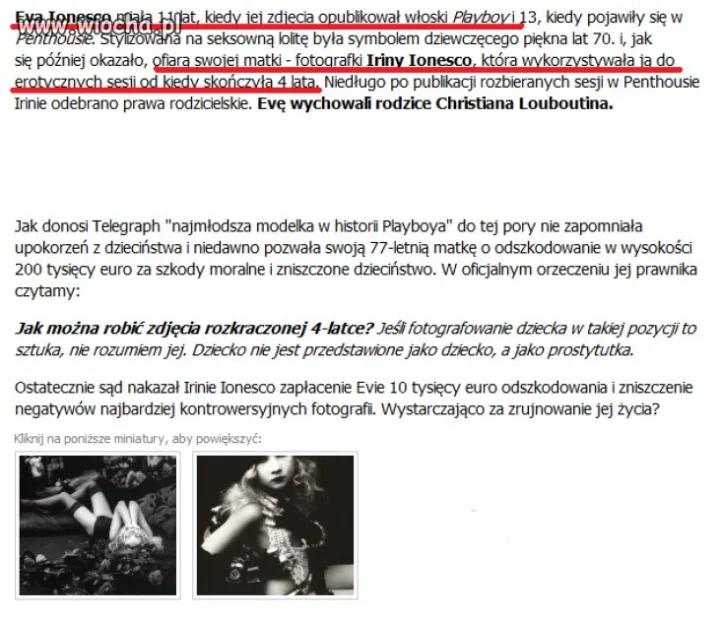 Matka sprzedała zdjęcia 11-letniej córki "Playboyowi"! 