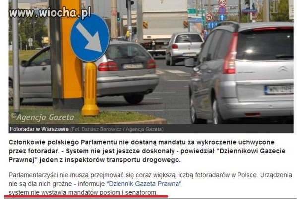 System Nie stawia Mandatów posłom i senatorom 