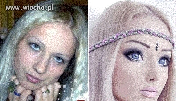 Z pięknej kobiety przeistoczyła się w karykaturę 