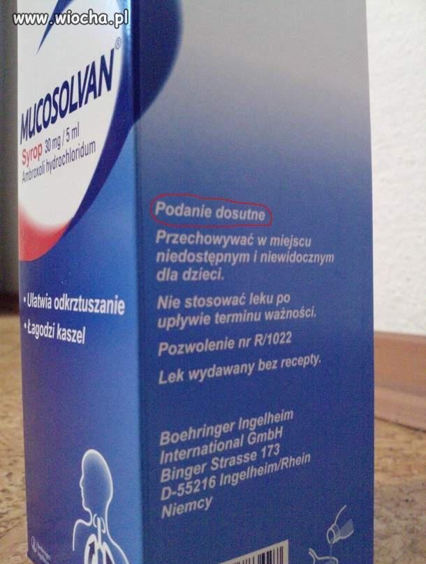 Nowa droga podania leku.