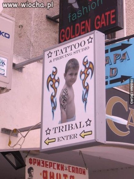 Tatuaż na urodzinki synu