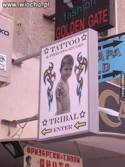 Tatuaż na urodzinki synu