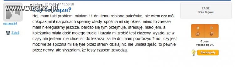Problem z ciążą  ? 