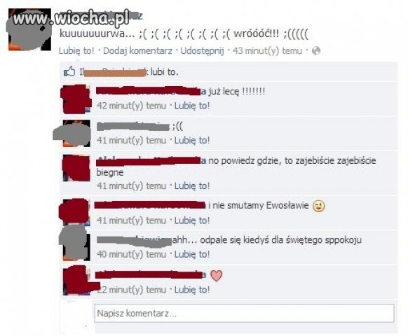 Lamenty dziewczyn na fb
