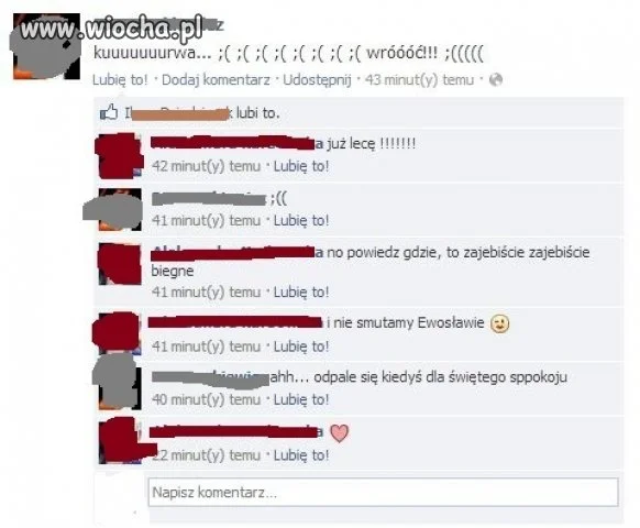 Lamenty dziewczyn na fb