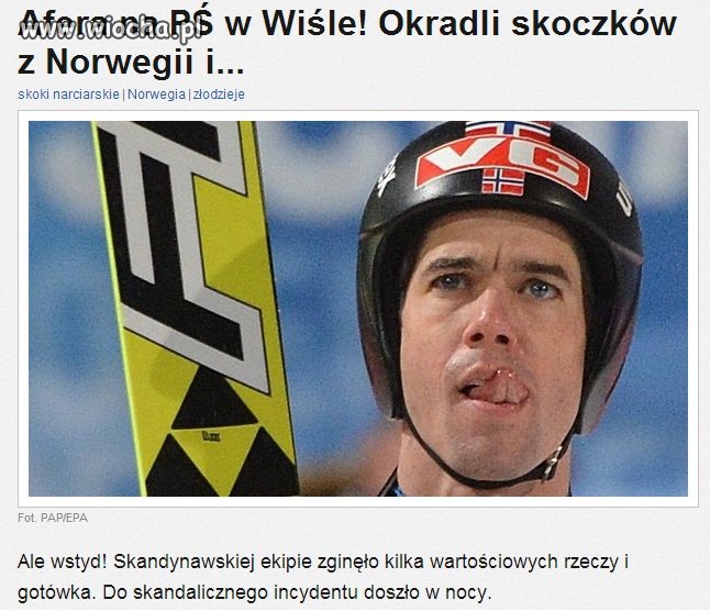 Wstyd na cały świat