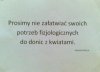 Nie załatwiaj swoich potrzeb 