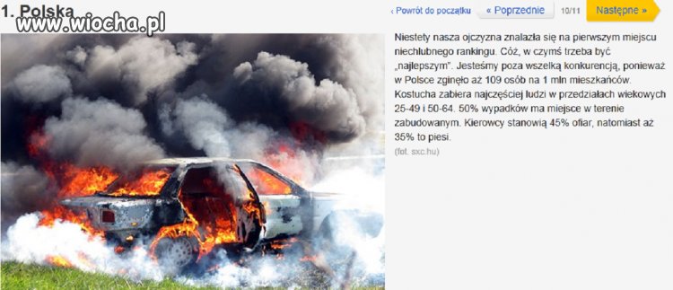 1 miejsce w UE - Polska-