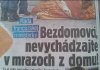Bezdomni nie wychodźcie z domu podczas mrozu!