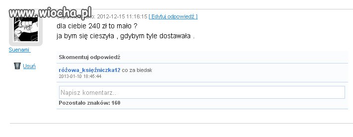 Z tego powodu jestem biedakiem ?