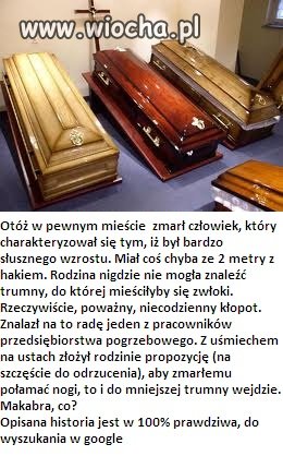 Czarny humor?