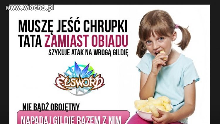 Muszę jeść chrupki, tata nie ugotuje obiadu