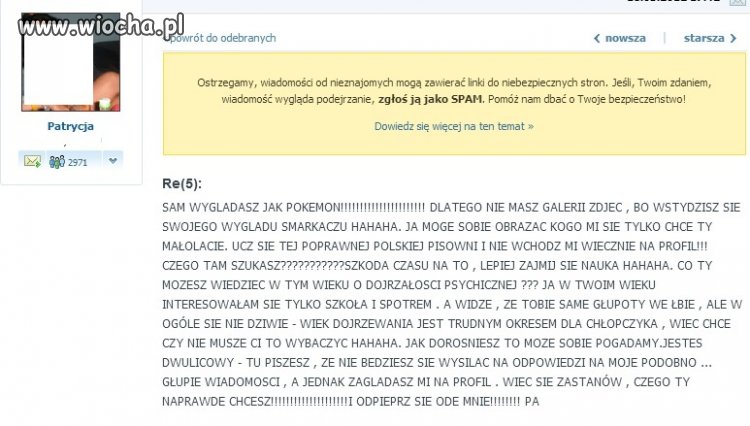 Odrzuciłem zaproszenie do znajomych od 40l kobiety