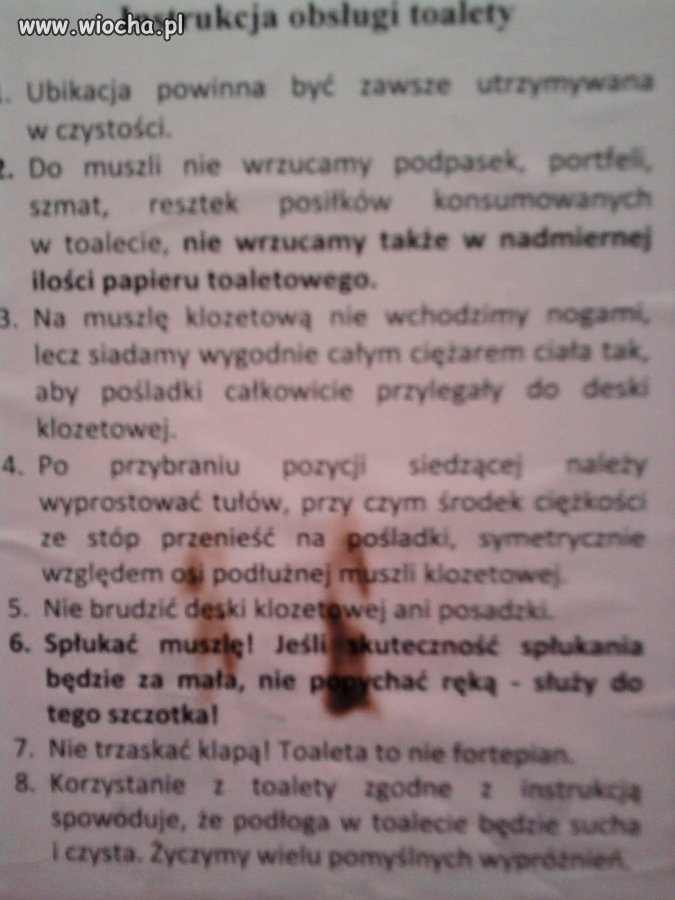 Instrukcja Obsługi Toalety