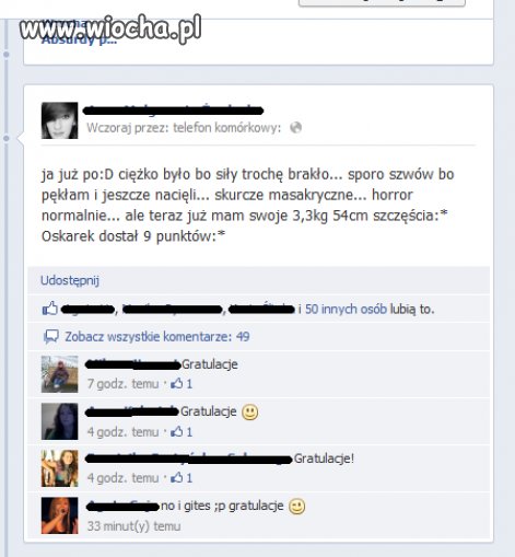 Wrażenia po porodzie